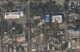 Ospedale di Mariupol bombardato, le immagini che mostrano il prima e il dopo