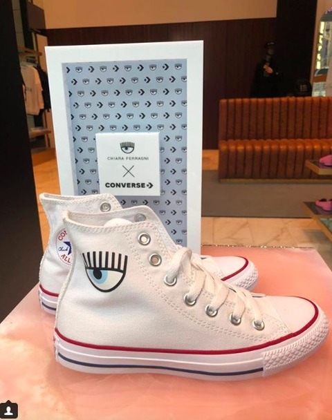 converse di chiara ferragni